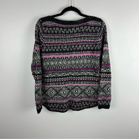 Northern Reflections Wool Blend Multicoloured Cardigan Size Medium - Picture 7 of 9